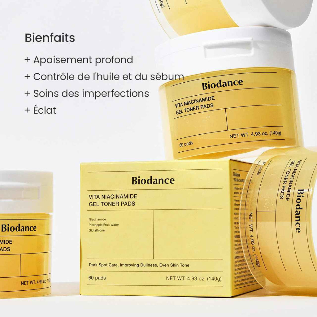 Biodance Vita Niacinamide Gel Toner Pads